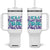 Suicide Prevention Awareness Tumbler With Handle Teal Purple Ribbon Inspirational Motivational Gifts Little Reminders Therapist Psychologist TB10 One Size: 40 oz White Print Your Wear