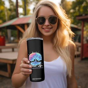 Suicide Prevention Awareness Skinny Tumbler Teal Purple Choose Life Support You Matter Therapist Psychologist TB10 Print Your Wear