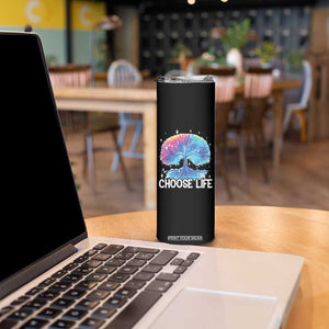Suicide Prevention Awareness Skinny Tumbler Teal Purple Semicolon Choose Life Support You Matter Therapist Psychologist TB10 Print Your Wear