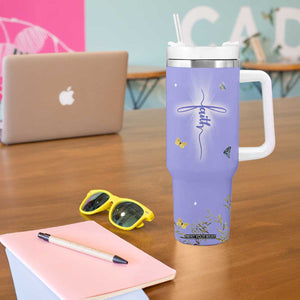 Personalized Christian Birthday Gifts for Women Tumbler With Handle Custom Name God Says You Are Bible Verse TB10 Print Your Wear