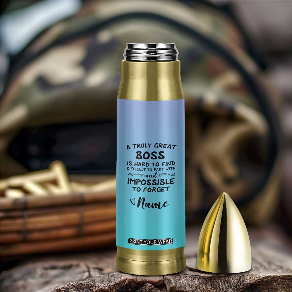 Personalized Boss Lady Bullet Tumbler Custom Name Gifts for Office Bosses Coworkers Leaders Managers TB10 Print Your Wear