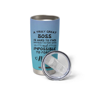 Personalized Boss Lady Tumbler Cup Custom Name Gifts for Office Bosses Coworkers Leaders Managers TB10 Print Your Wear