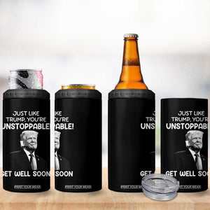 Get Well Soon Gifts 4 in 1 Can Cooler Tumbler Humor Sick Care Trump TB10 Print Your Wear