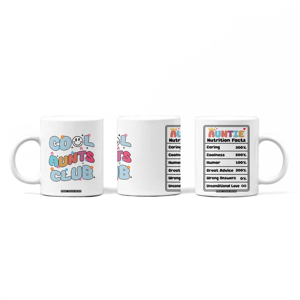 Aunt Gifts Coffee Mug Auntie Birthday Cool Aunts Club TB10 Print Your Wear