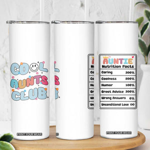 Aunt Gifts Skinny Tumbler Auntie Birthday Cool Aunts Club TB10 Print Your Wear
