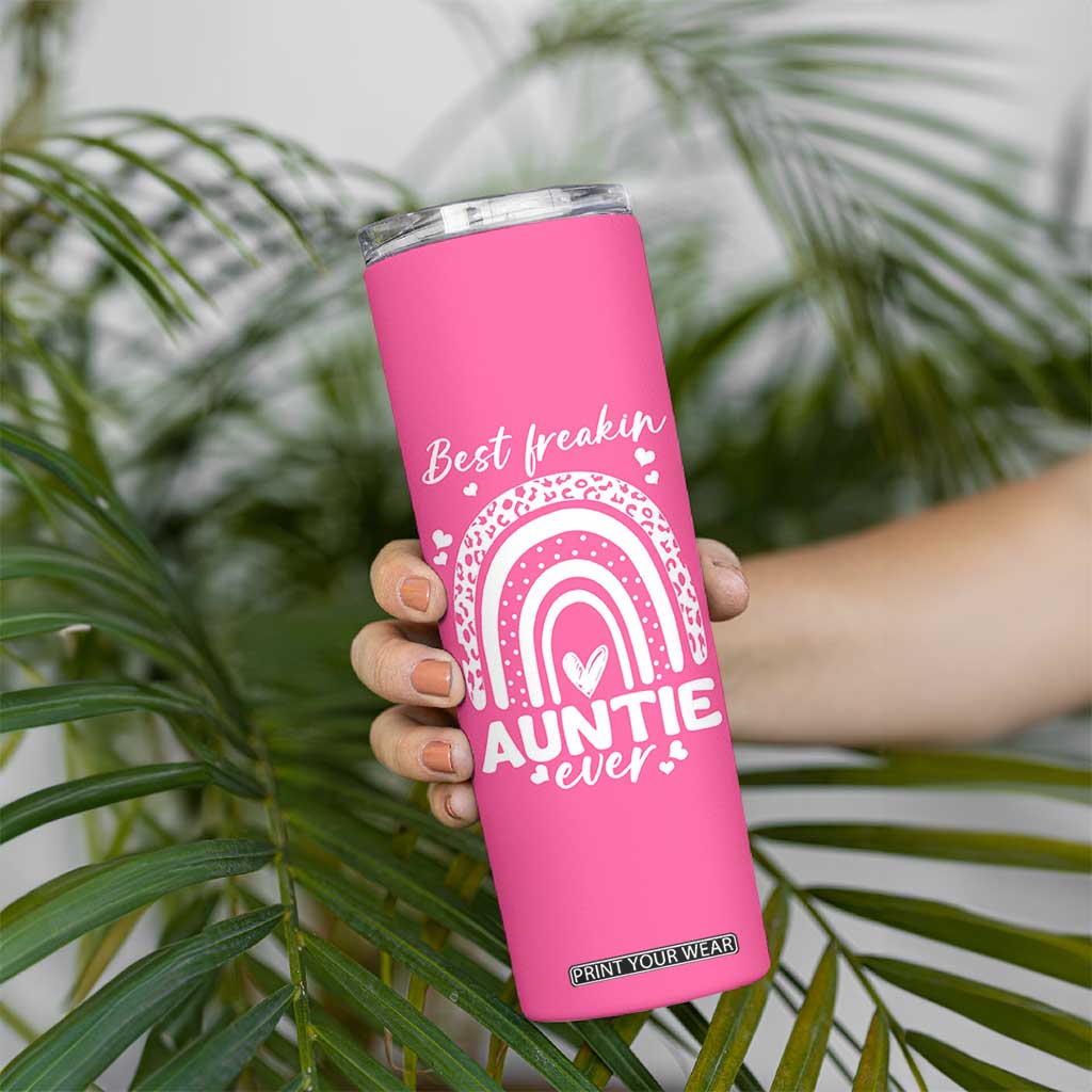 Aunt Gifts Skinny Tumbler Gift For New Aunts Auntie Birthday TB10 Print Your Wear