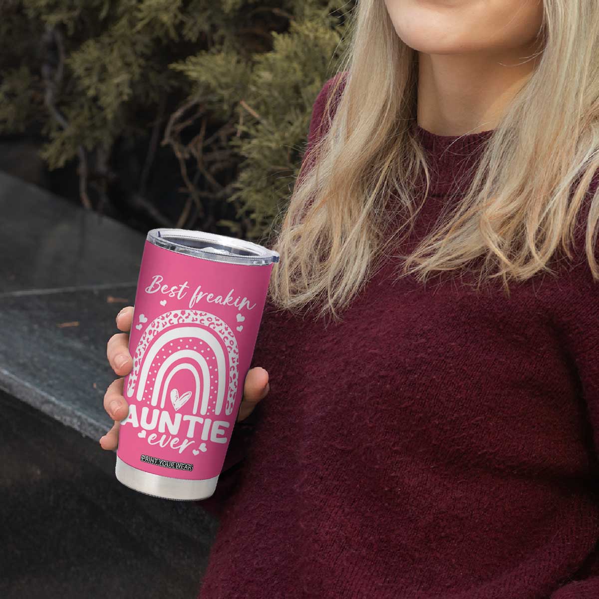 Aunt Gifts Tumbler Cup Gift For New Aunts Auntie Birthday TB10 Print Your Wear