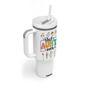 Funny Aunt Tumbler With Handle Best Auntie Ever TB10 Print Your Wear