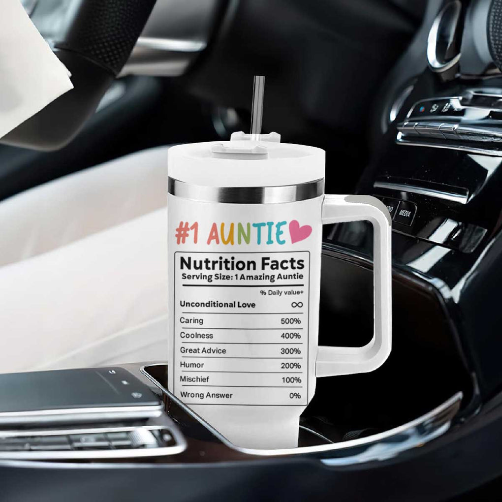 Funny Aunt Tumbler With Handle Best Auntie Ever TB10 Print Your Wear