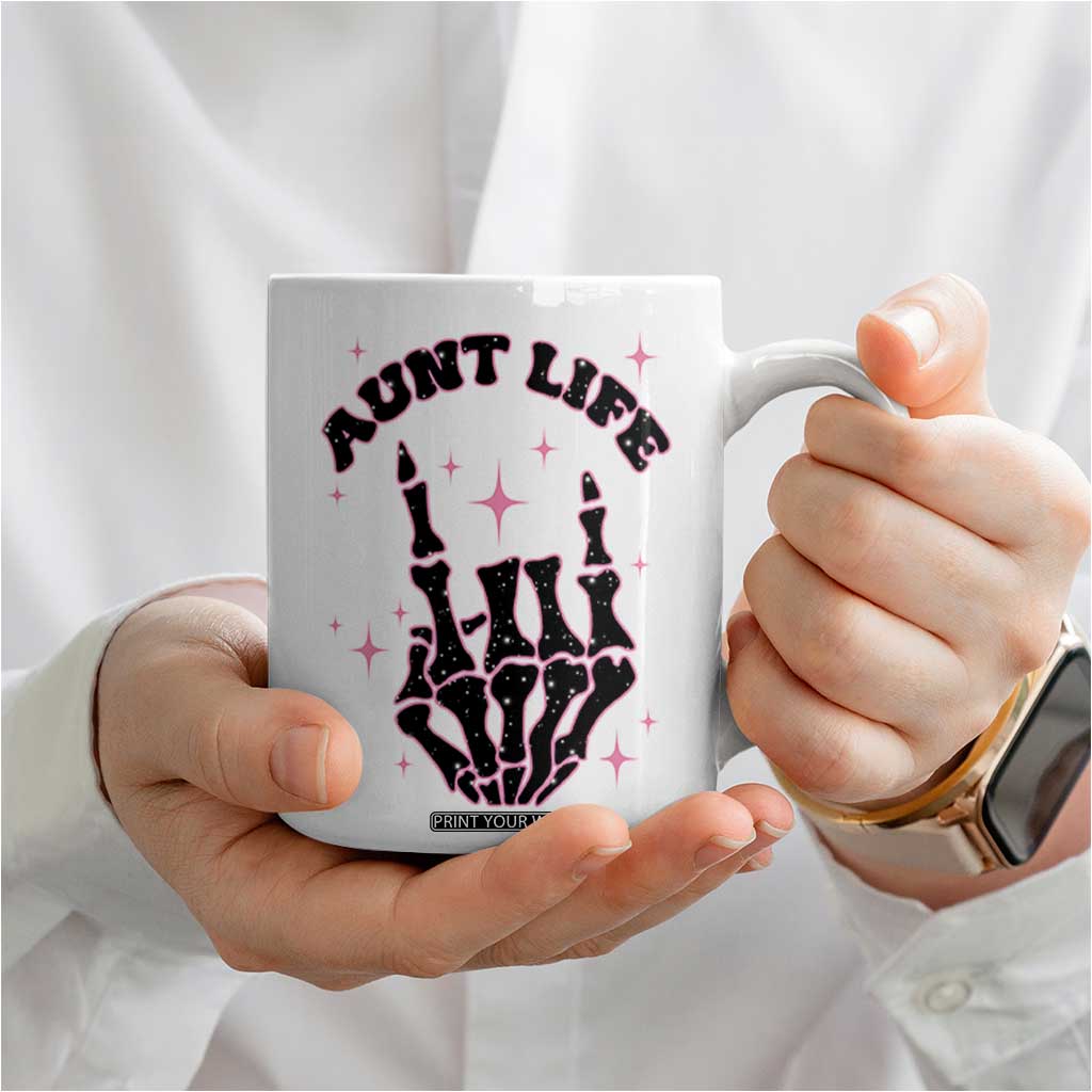 Best Aunt Gifts Coffee Mug Gift For New Aunts Auntie Birthday Leopard Print TB10 Print Your Wear