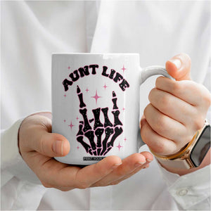 Best Aunt Gifts Coffee Mug Gift For New Aunts Auntie Birthday Leopard Print TB10 Print Your Wear