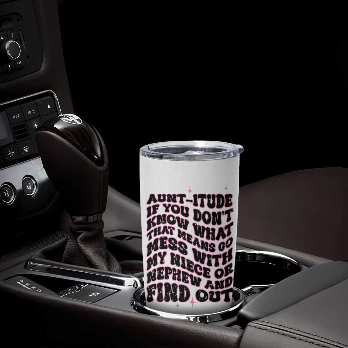 Best Aunt Gifts Tumbler Cup Gift For New Aunts Auntie Birthday Leopard Print TB10 Print Your Wear