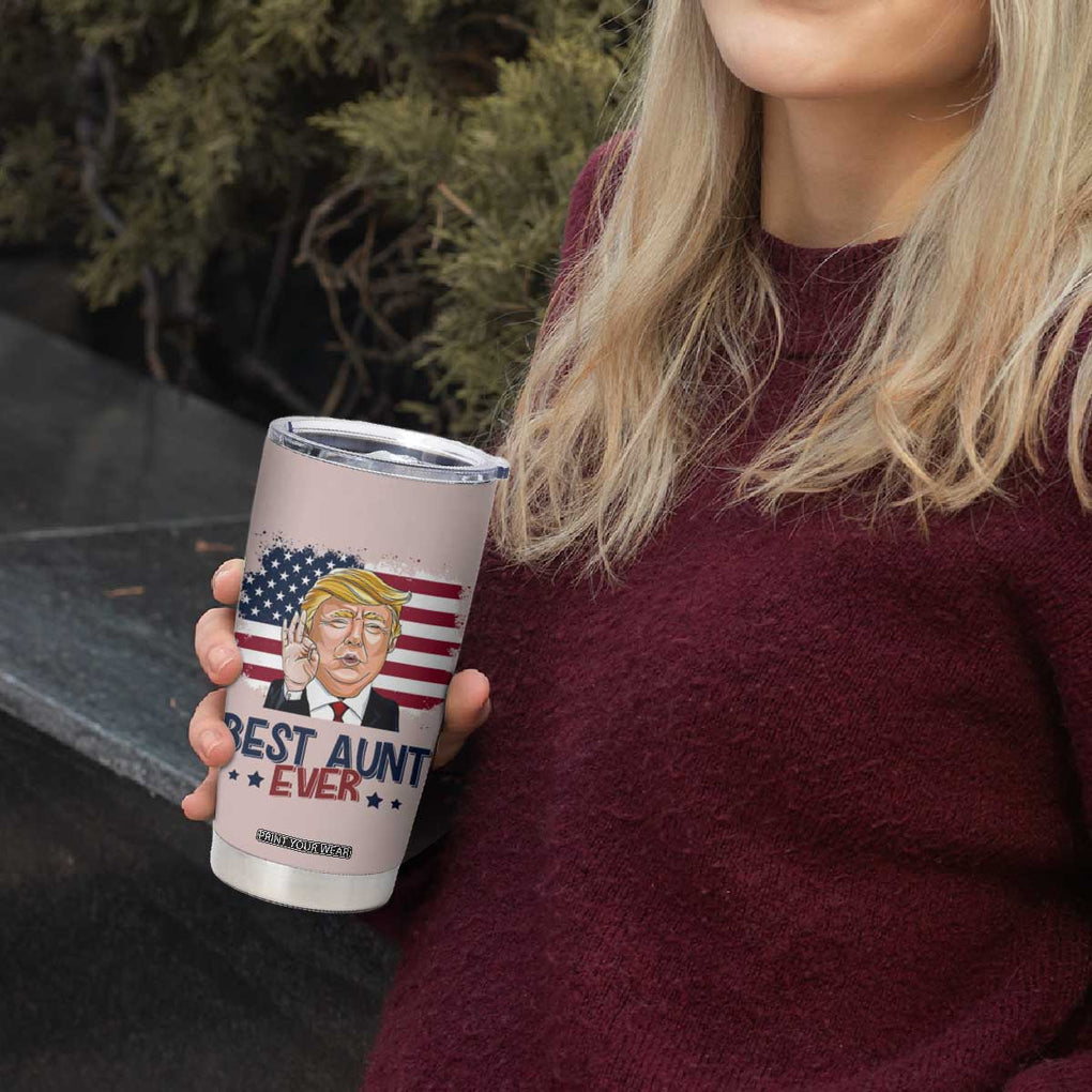 Funny Auntie Tumbler Cup Best Aunt Ever TB10 Print Your Wear