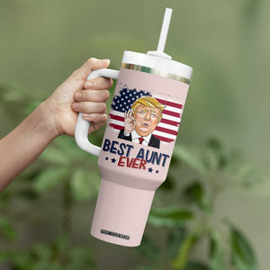 Funny Auntie Tumbler With Handle Best Aunt Ever TB10 Print Your Wear