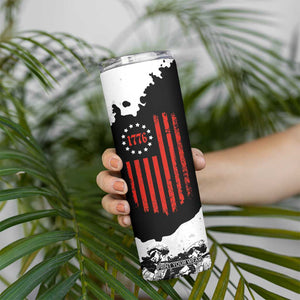 US Patriot Skinny Tumbler Freedom 250 Years Of Freedom 1776 2026 American Flag TB10 Print Your Wear