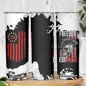 US Patriot Skinny Tumbler Freedom 250 Years Of Freedom 1776 2026 American Flag TB10 Print Your Wear