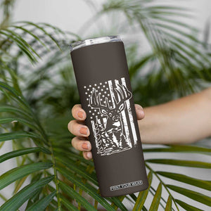 Deer Hunters Skinny Tumbler Best Buckin' Dad Ever Funny Fathers Day Christmas Gifts for Dad TB10 Print Your Wear