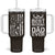 Deer Hunters Tumbler With Handle Best Buckin' Dad Ever Funny Fathers Day Christmas Gifts for Dad TB10 One Size: 40 oz Brown Print Your Wear