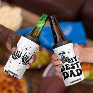 Dad Gifts 4 in 1 Can Cooler Tumbler Cool Skeleton Fathers Day TB10 Print Your Wear