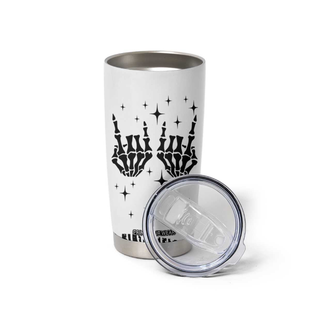 Dad Gifts Tumbler Cup Cool Skeleton Fathers Day TB10 Print Your Wear