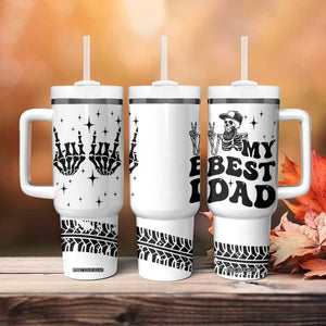 Dad Gifts Tumbler With Handle Cool Skeleton Fathers Day TB10 Print Your Wear