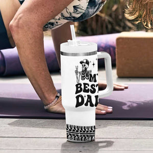 Dad Gifts Tumbler With Handle Cool Skeleton Fathers Day TB10 Print Your Wear
