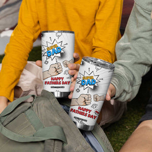 Fathers Day Gift For Dad Tumbler Cup Super Dad TB10 Print Your Wear