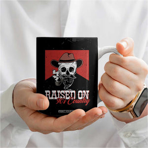 Raised On 90s Country Coffee Mug Vintage Southern Western Country Music Lover Skull TB10 Print Your Wear