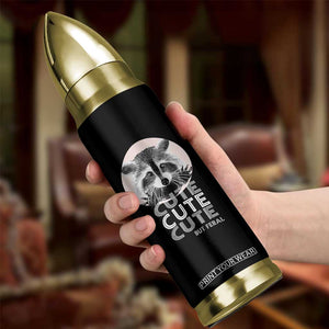 Cute Raccoon Bullet Tumbler But Feral Gag Gift For Her TB10 Print Your Wear