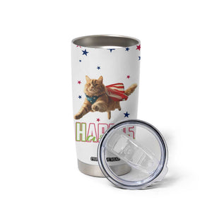 Harris 2024 Tumbler Cup Cat Lady, Ladies for Kamala Madam President TB10 Print Your Wear