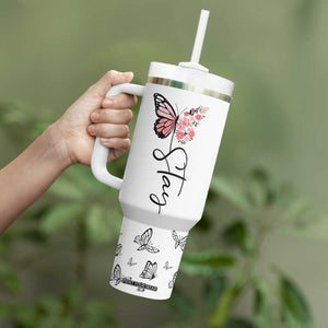 Mental Health Tumbler With Handle Stay Inspiring Positive Motivational Quote Suicide Prevention TB10 Print Your Wear