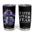 Suicide Prevention Awareness Tumbler Cup Teal Purple Cross Faith Over Fear Christian TB10 Black Print Your Wear