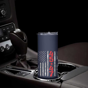 I Love When I Wake up.. And Trump is President 2024 Skinny Tumbler 45 47 American Flag TB10 Print Your Wear