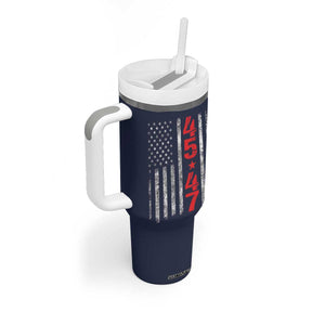 I Love When I Wake up.. And Trump is President 2024 Tumbler With Handle 45 47 American Flag TB10 Print Your Wear