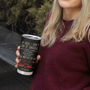 Personalized Love Gifts Tumbler Cup Custome Name Love Reminder Anniversary Wedding Romantic Gifts TB10 Print Your Wear