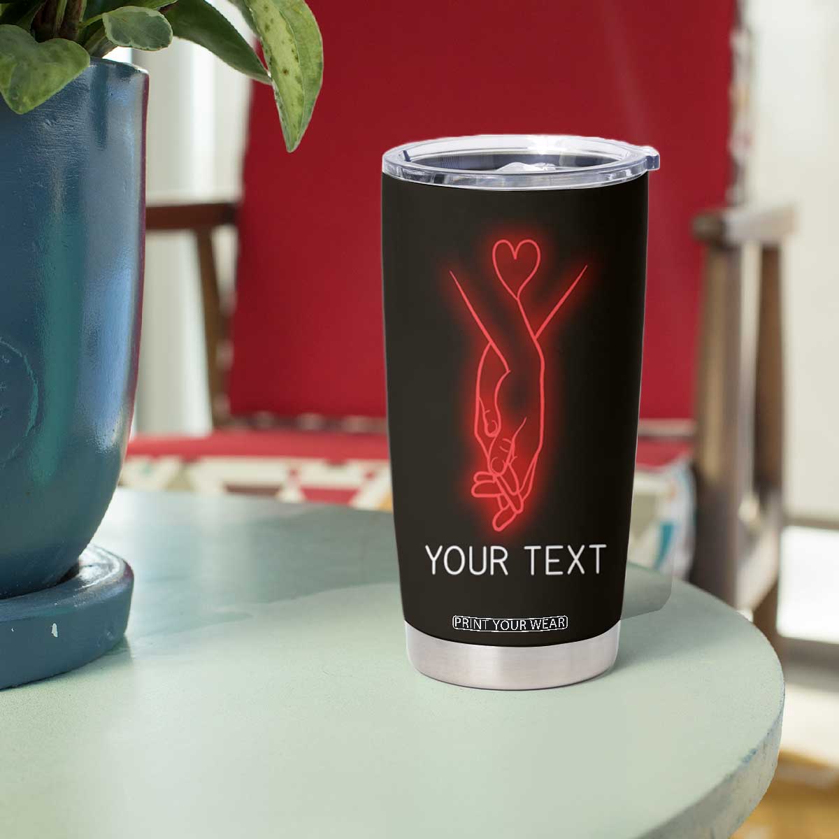 Personalized Love Gifts Tumbler Cup Custome Name Love Reminder Anniversary Wedding Romantic Gifts TB10 Print Your Wear