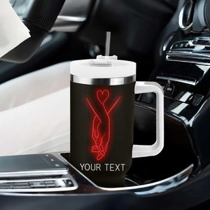 Personalized Love Gifts Tumbler With Handle Custome Name Love Reminder Anniversary Wedding Romantic Gifts TB10 Print Your Wear