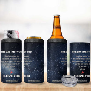 Anniversary Gift for Him Her 4 in 1 Can Cooler Tumbler Love Reminder Anniversary Wedding Romantic Gifts TB10 Print Your Wear