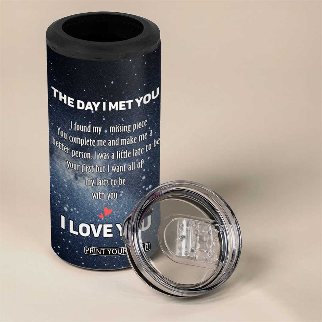Anniversary Gift for Him Her 4 in 1 Can Cooler Tumbler Love Reminder Anniversary Wedding Romantic Gifts TB10 Print Your Wear
