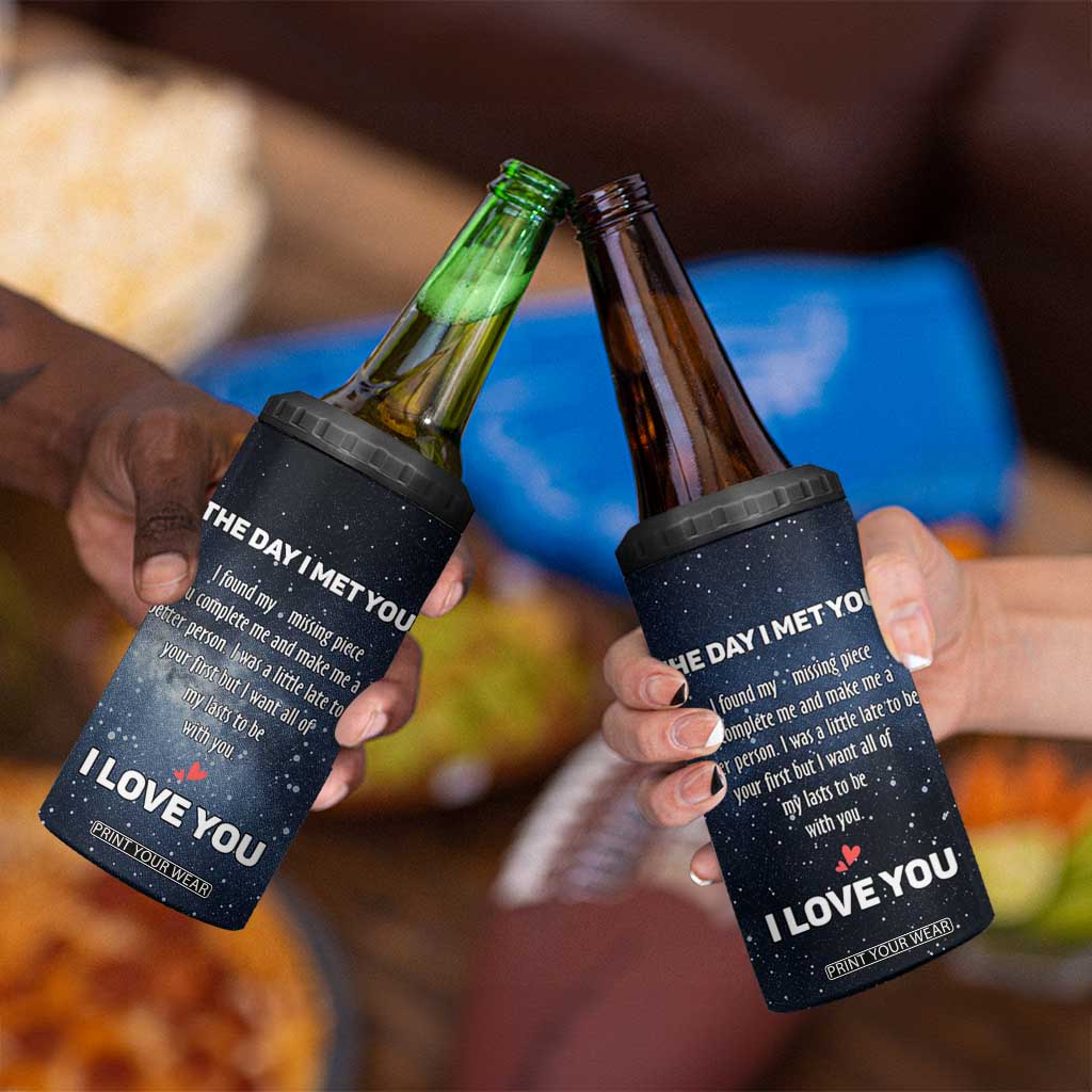 Anniversary Gift for Him Her 4 in 1 Can Cooler Tumbler Love Reminder Anniversary Wedding Romantic Gifts TB10 Print Your Wear