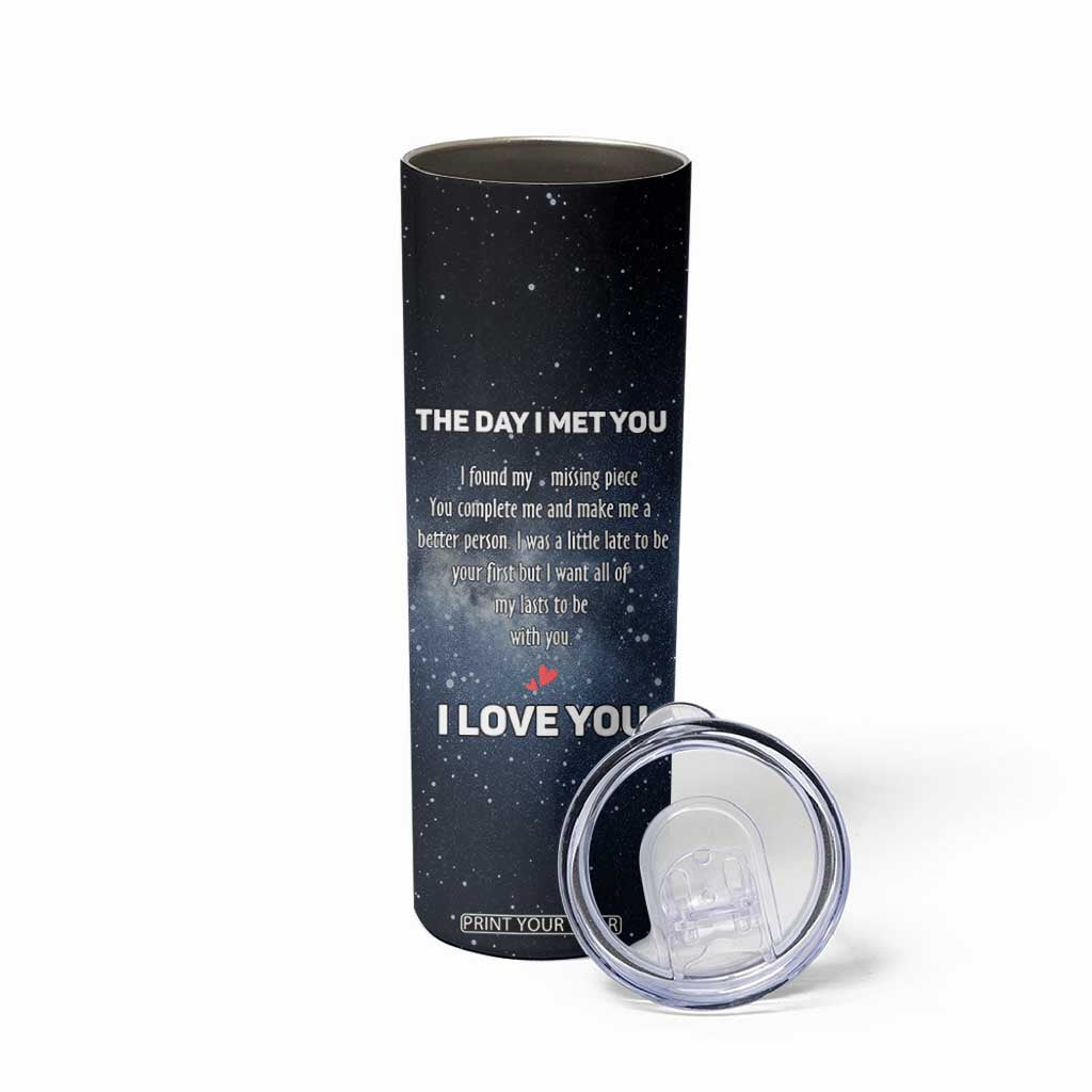Anniversary Gift for Him Her Skinny Tumbler Love Reminder Anniversary Wedding Romantic Gifts TB10 Print Your Wear