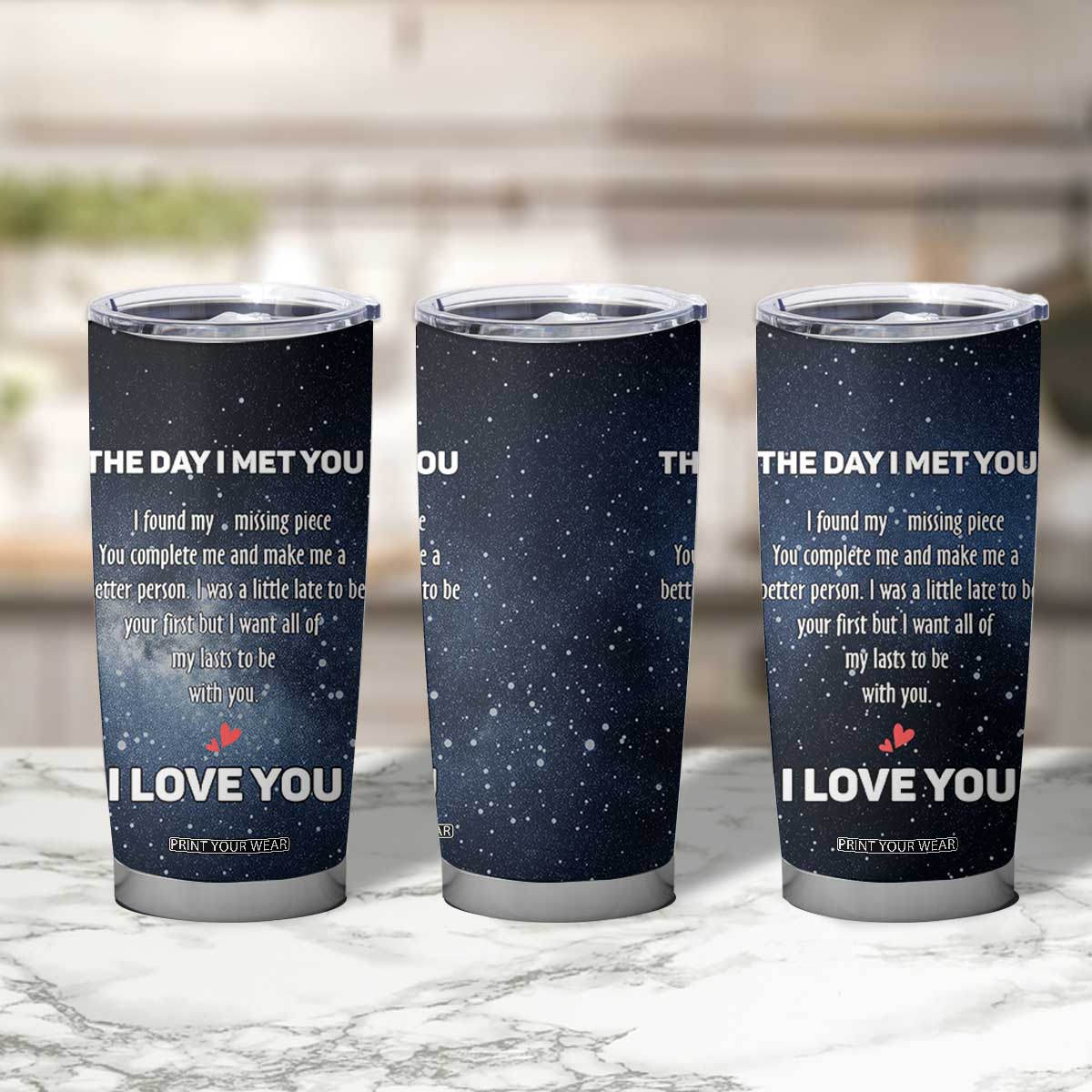 Anniversary Gift for Him Her Tumbler Cup Love Reminder Anniversary Wedding Romantic Gifts TB10 Print Your Wear