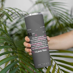 Anniversary Gifts Skinny Tumbler Wedding Valentines Day Gifts For Her Wife TB10 Print Your Wear