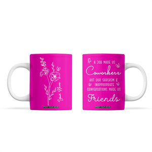 Coworker Gifts Coffee Mug Thank You Appreciation Gifts For Coworkers Friends TB10 Pink Print Your Wear