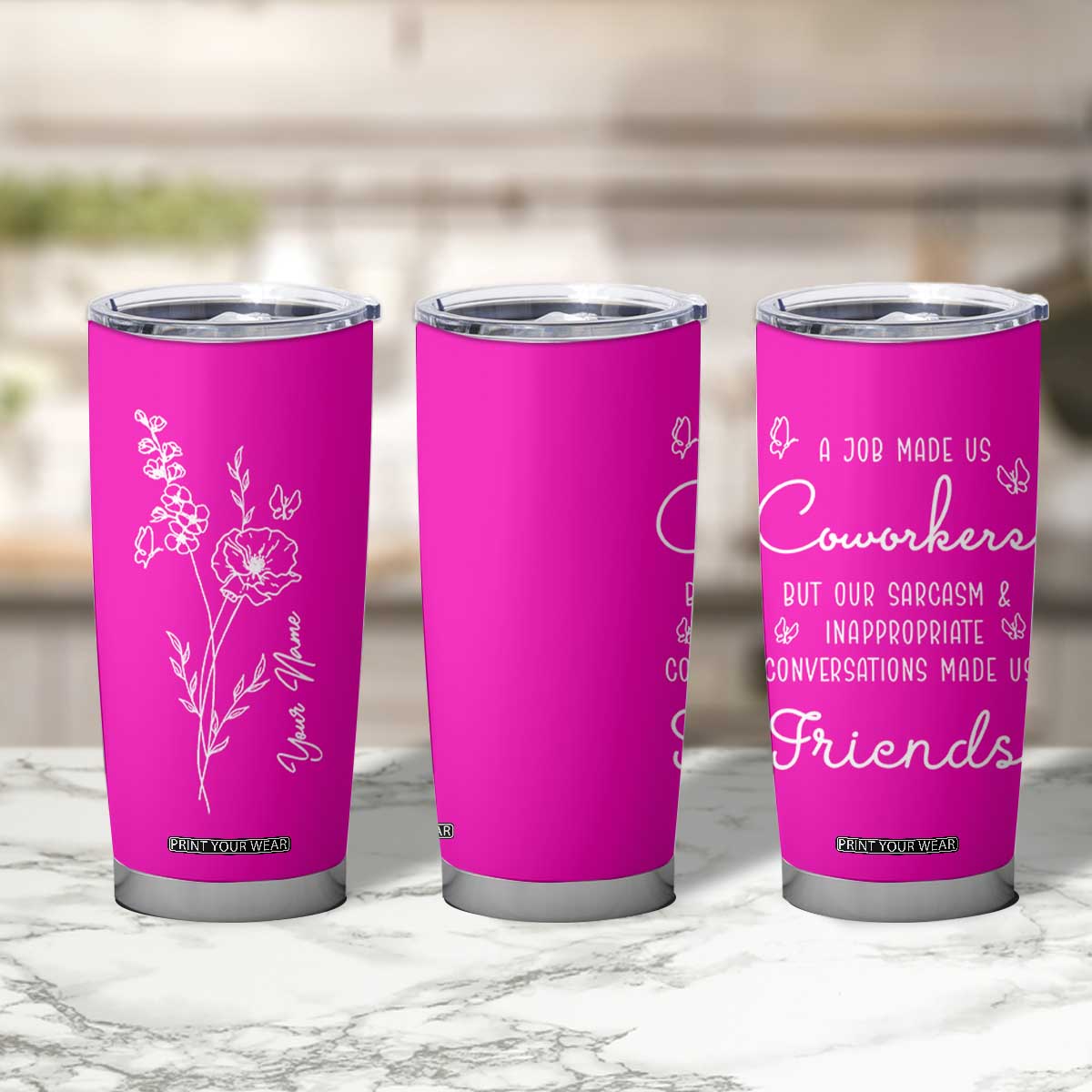 Coworker Gifts Tumbler Cup Thank You Appreciation Gifts For Coworkers Friends TB10 Print Your Wear