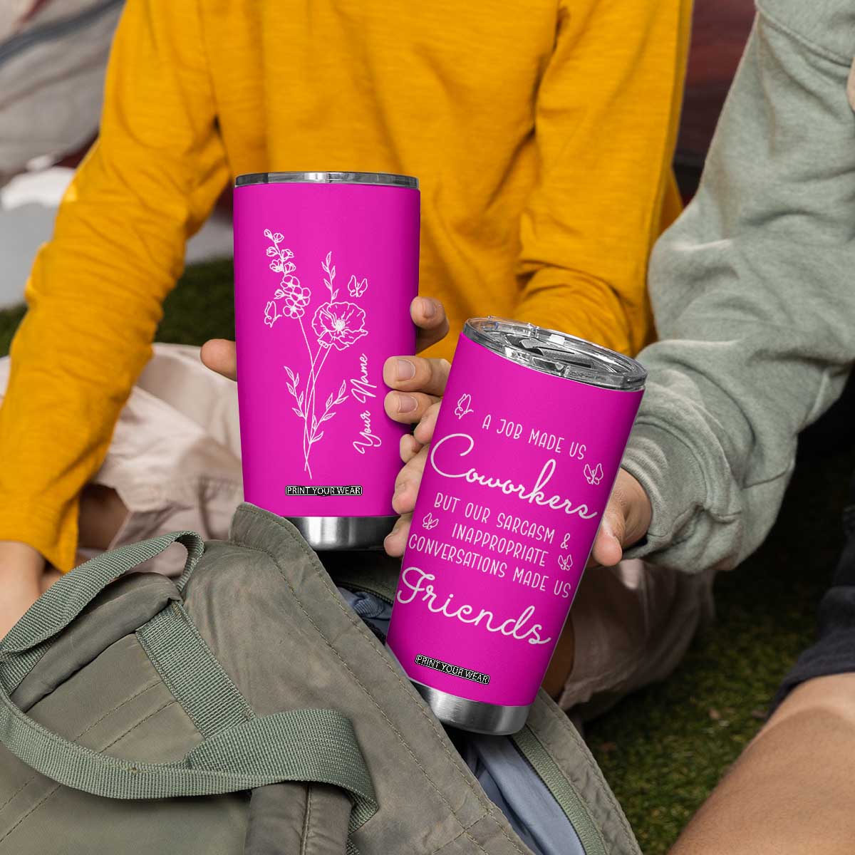 Coworker Gifts Tumbler Cup Thank You Appreciation Gifts For Coworkers Friends TB10 Print Your Wear