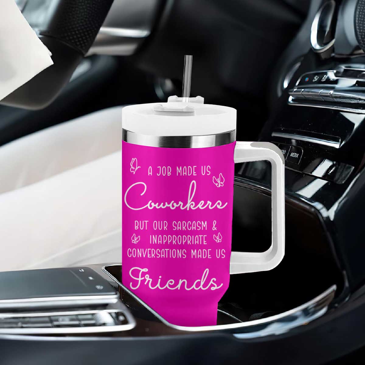 Coworker Gifts Tumbler With Handle Thank You Appreciation Gifts For Coworkers Friends TB10 Print Your Wear