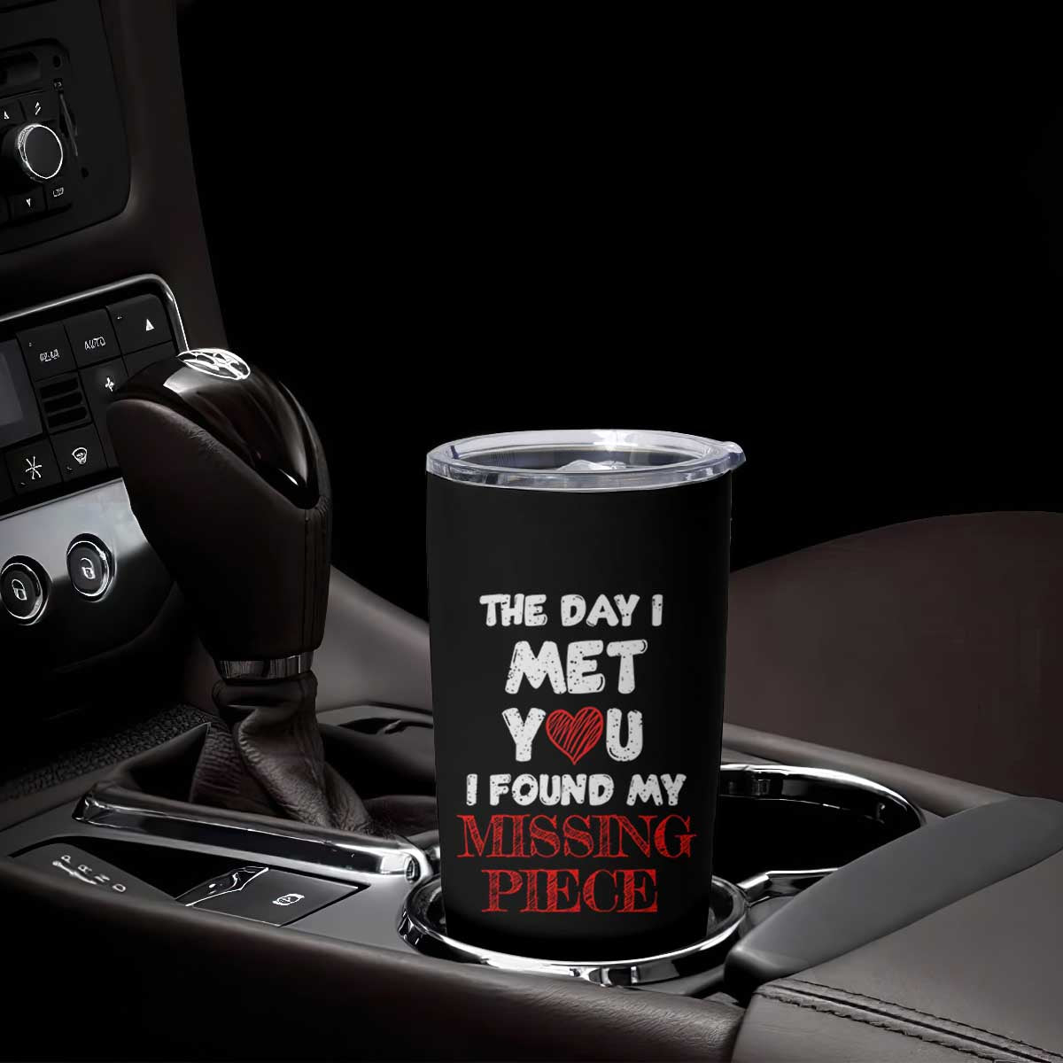 The Day I Met You I Found My Missing Piece Tumbler Cup Couple Matching TB10 Print Your Wear