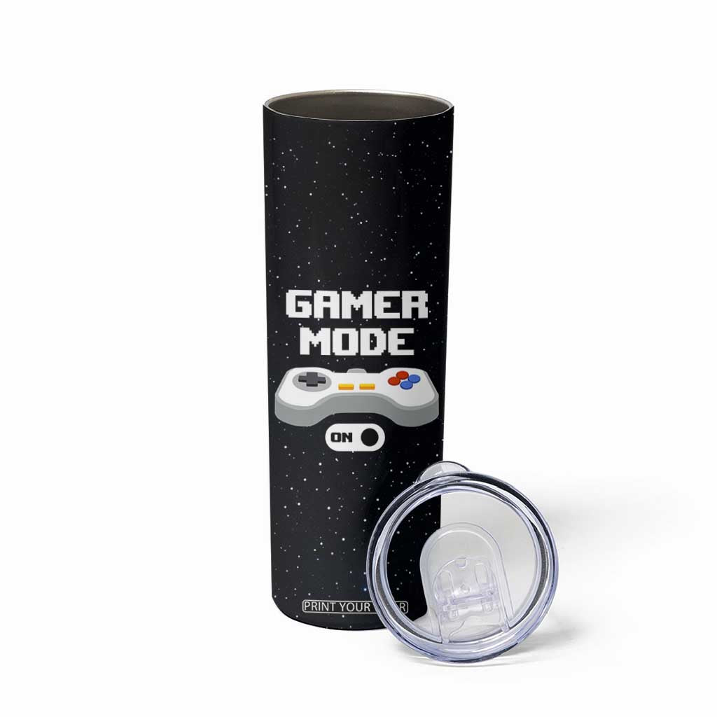 Gaming Gifts Skinny Tumbler Gamer Mode On Video Game TB10 Print Your Wear