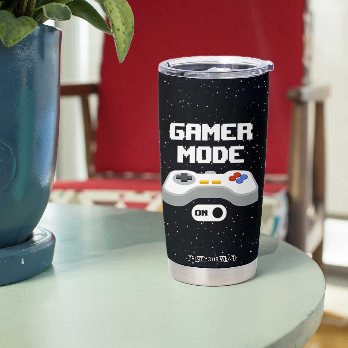 Gaming Gifts Tumbler Cup Gamer Mode On Video Game TB10 Print Your Wear